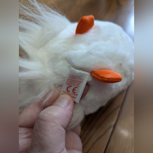 TY Beanie Baby 9" GRACIE the White Swan Plush Stuffed Animal Toy Excellent Con… - Picture 6 of 7